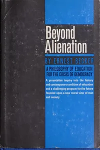Cover of Beyond alienation