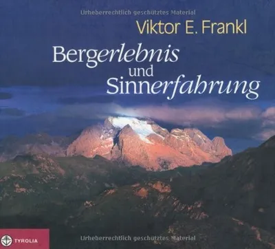 Cover of Bergerlebnis und Sinnerfahrung.