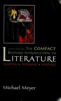 Cover of The Compact Bedford Introduction to Literature -- Sixth Edition