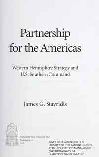 Cover of Partnership for the Americas