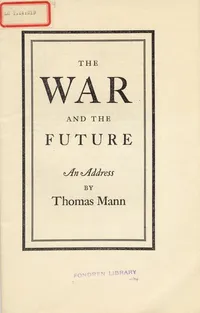 Cover of The war and the future