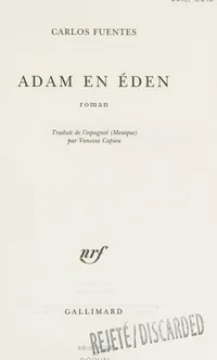Cover of Adam en Éden