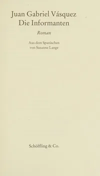 Cover of Die Informanten
