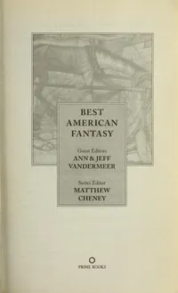 Cover of Best American fantasy
