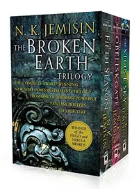 Cover of The Broken Earth Trilogy: The Fifth Season, The Obelisk Gate, The Stone Sky