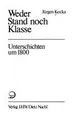 Weder Stand noch Klasse
