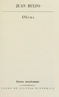 Cover of Obras