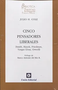 Cover of Cinco pensadores liberales