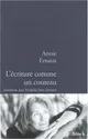 L' écriture comme un couteau