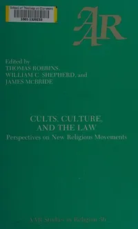 Cover of Cults, culture, and the law
