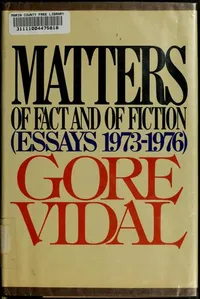 Cover of Matters of fact and of fiction