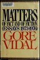Matters of fact and of fiction