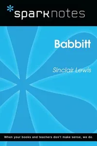 Cover of Babbitt (SparkNotes Literature Guide)
