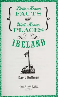 Cover of Little-known facts about well-known places