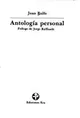 Antología personal
