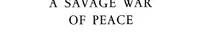Cover of Savage War of Peace