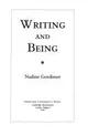 Writing and Being