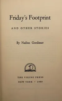 Cover of Friday's footprints and other stories